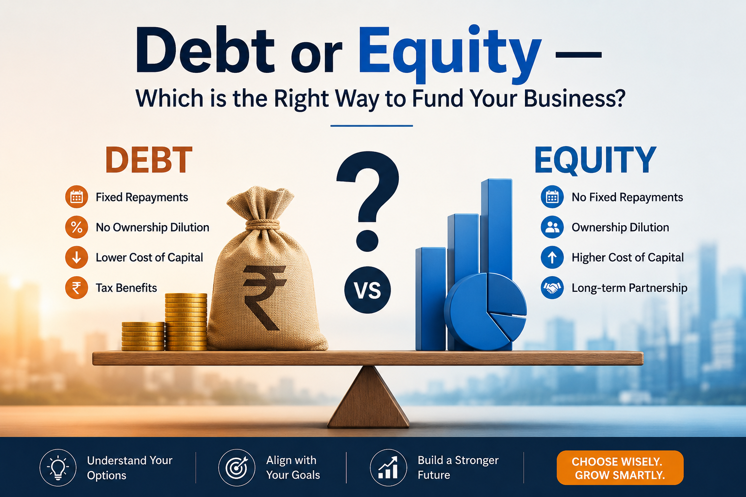 Debt Or Equity — Which Is The Right Way To Fund Your Business?